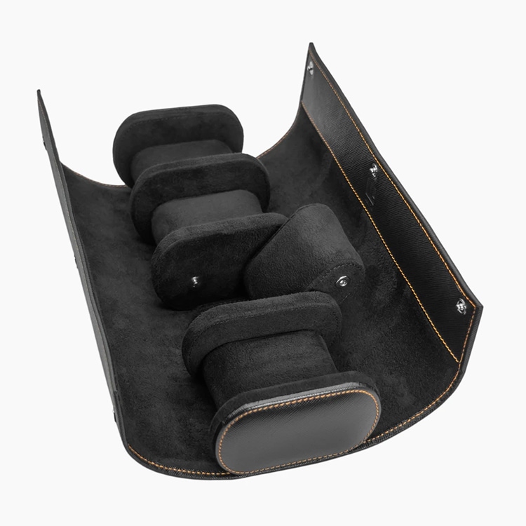 IFL Watches ウォッチロール 4本用 Saffiano Black ブラック 本革 高級